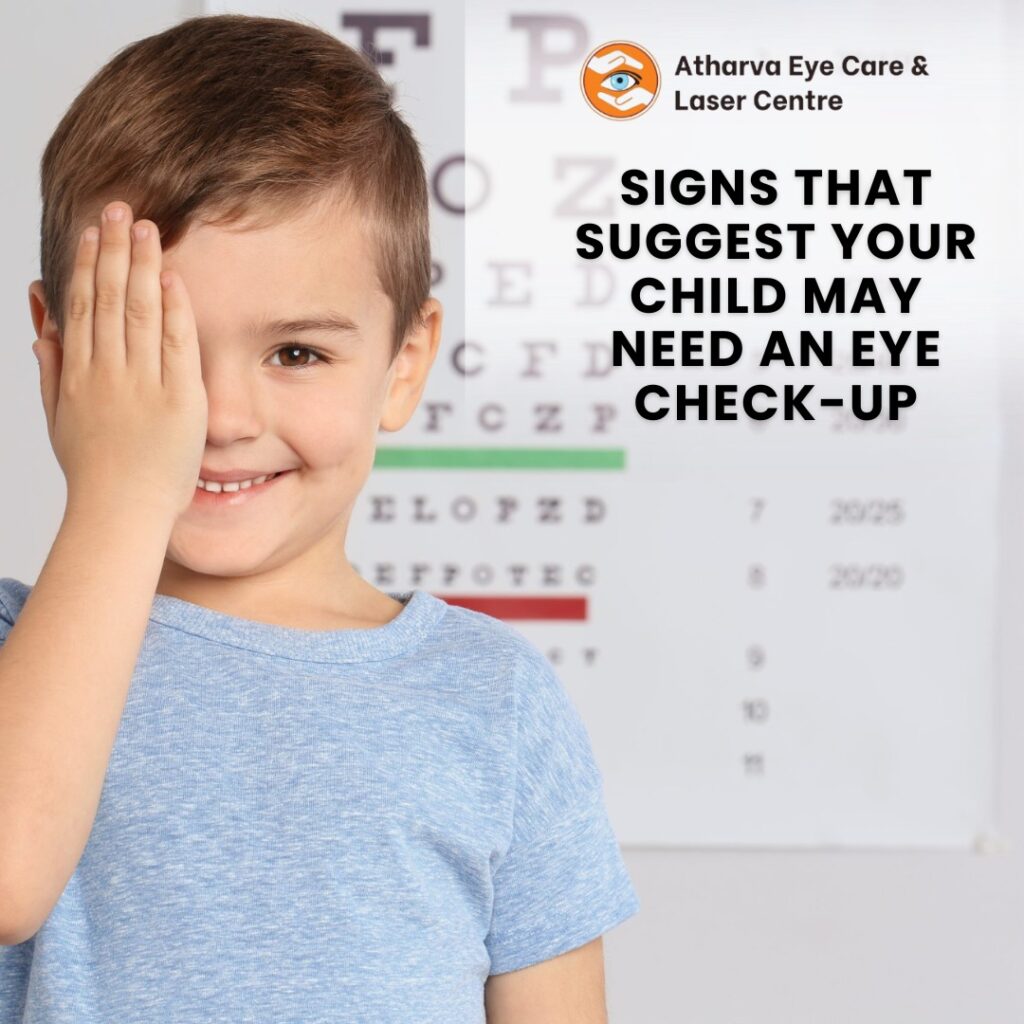 child eye check-up
